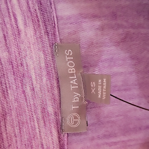 Talbots purple funnel neck sweatshirts xs - Picture 2 of 7